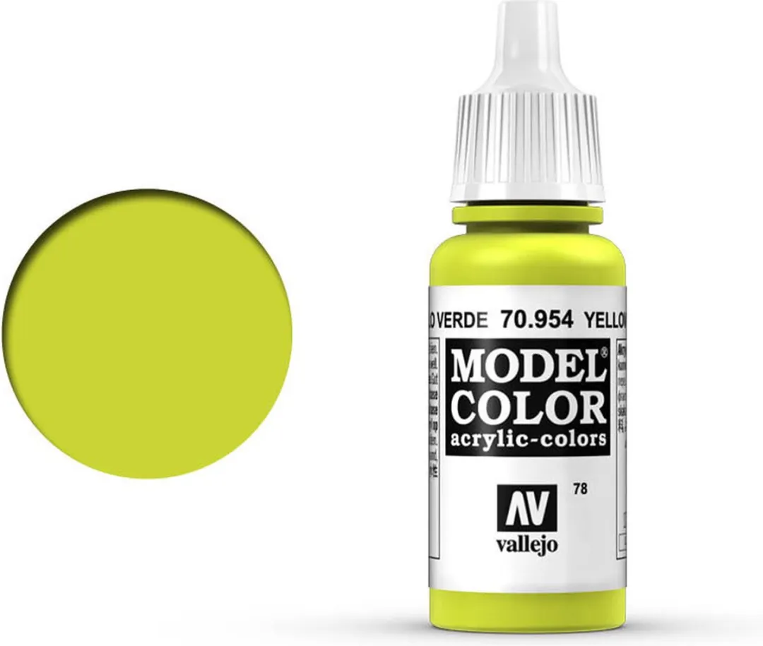 Vallejo Model Color Acrylverf Geel Groen 17ml