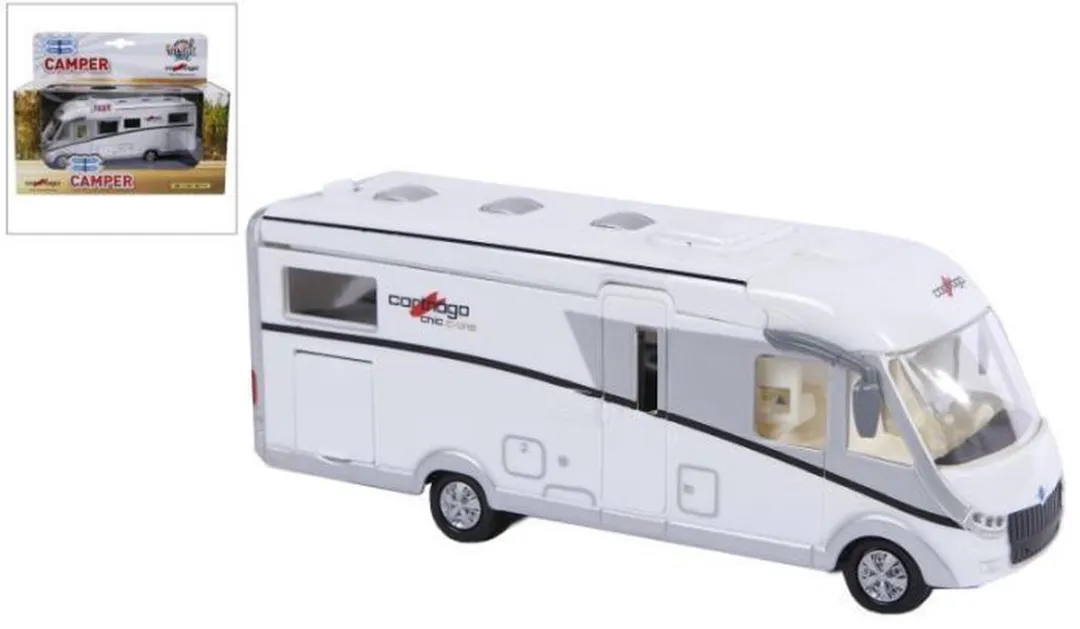 Kids Globe Carthago Camper Die-cast 16cm - Licht