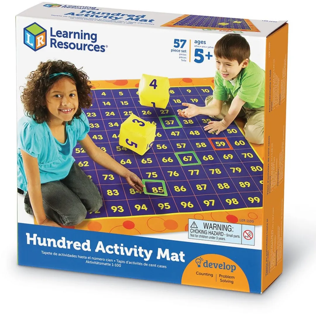 Learning Resources Hip Hopping Hundred Activiteitenmat - Rood