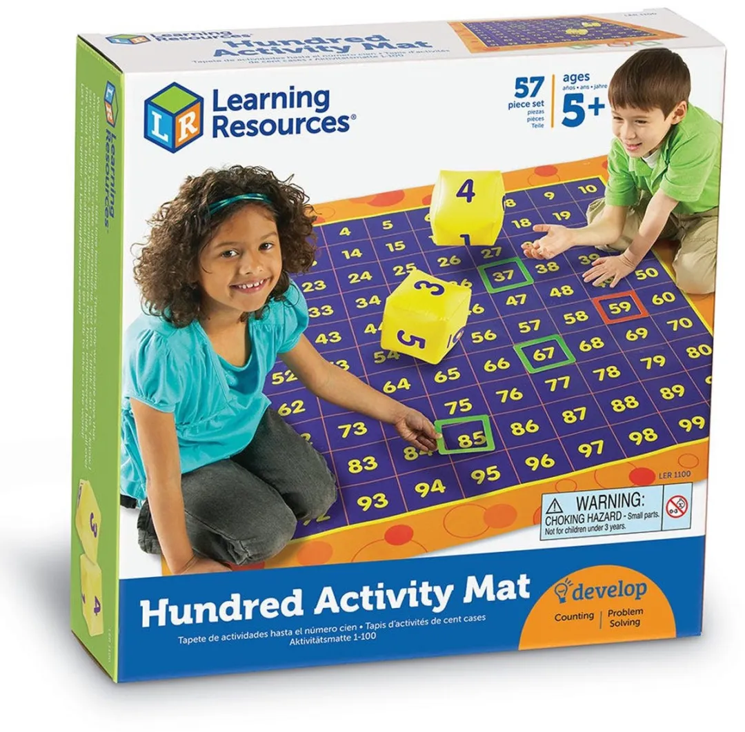 Learning Resources Hip Hopping Hundred Activiteitenmat - Rood