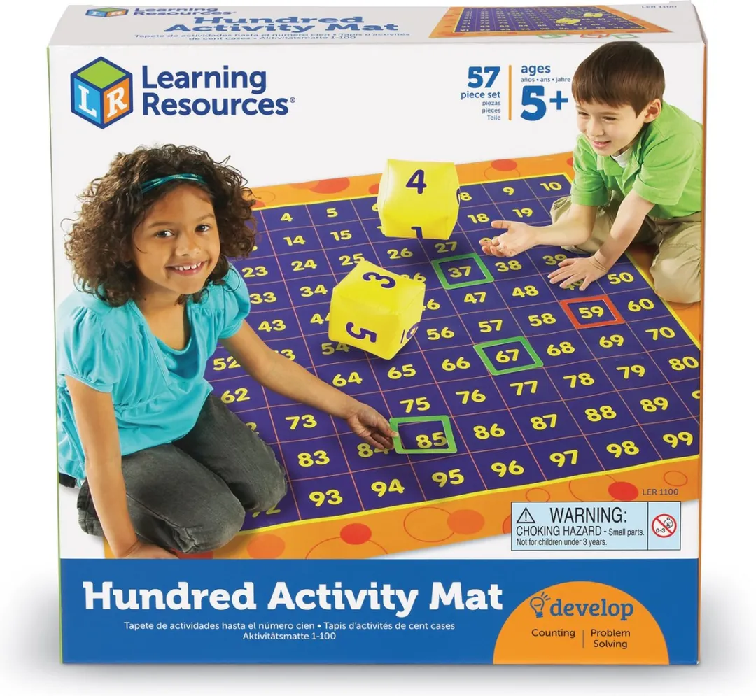 Learning Resources Hip Hopping Hundred Activiteitenmat - Rood