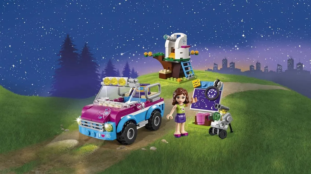 LEGO Friends Olivia's Onderzoeksvoertuig 185 Stukken - 3 Minifiguren - Paars - afbeelding 4 van 6