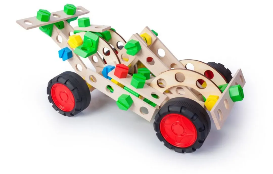 Alexander Toys Constructor Junior Sportwagen 107 Stuks - Multicolor
