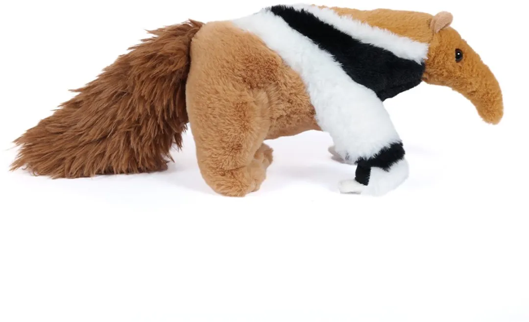 PIA Soft Toys Knuffeldier Lopende Miereneter - Lichtbruin 30cm