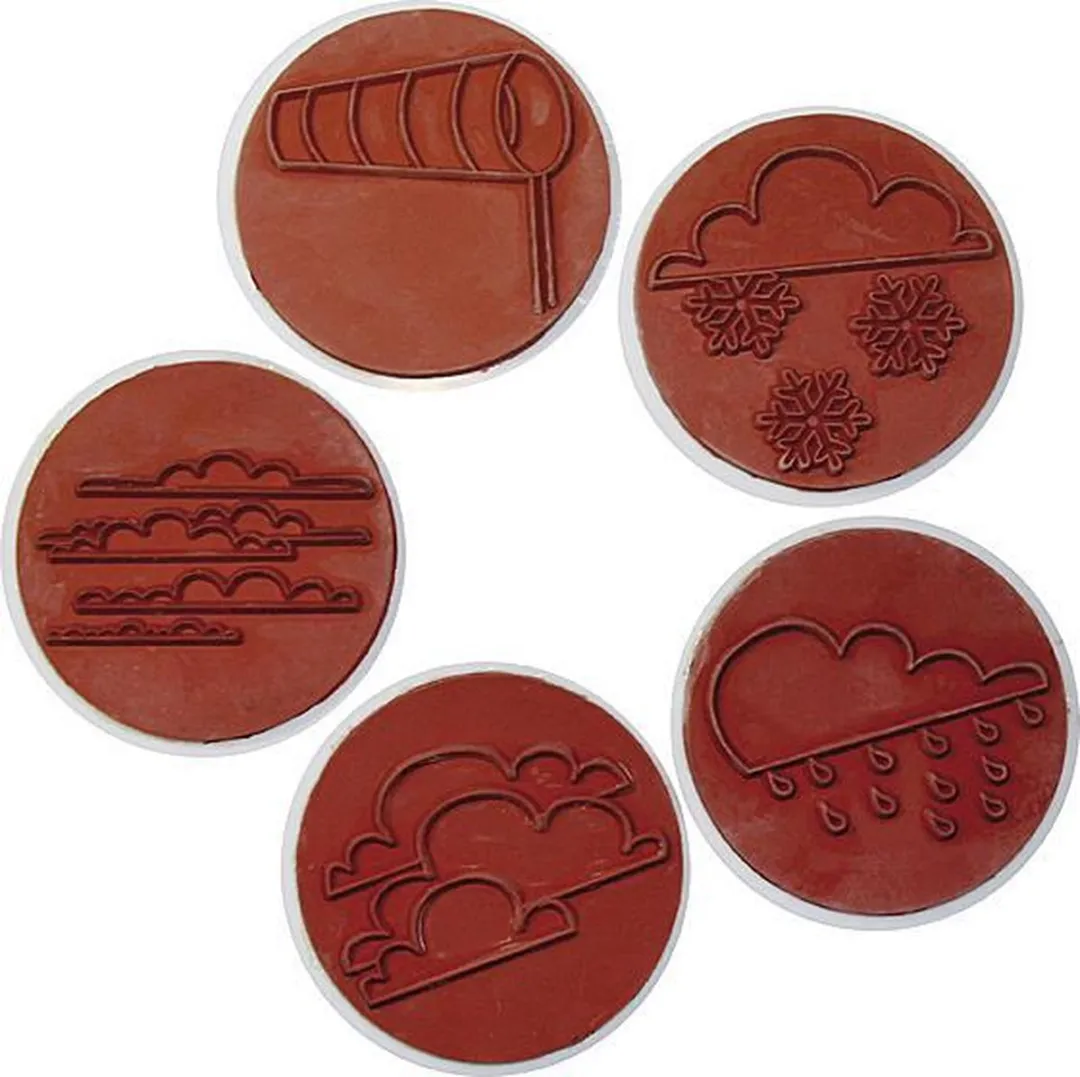 Eduplay Weerstempels Set - 10 Stuks Multicolor