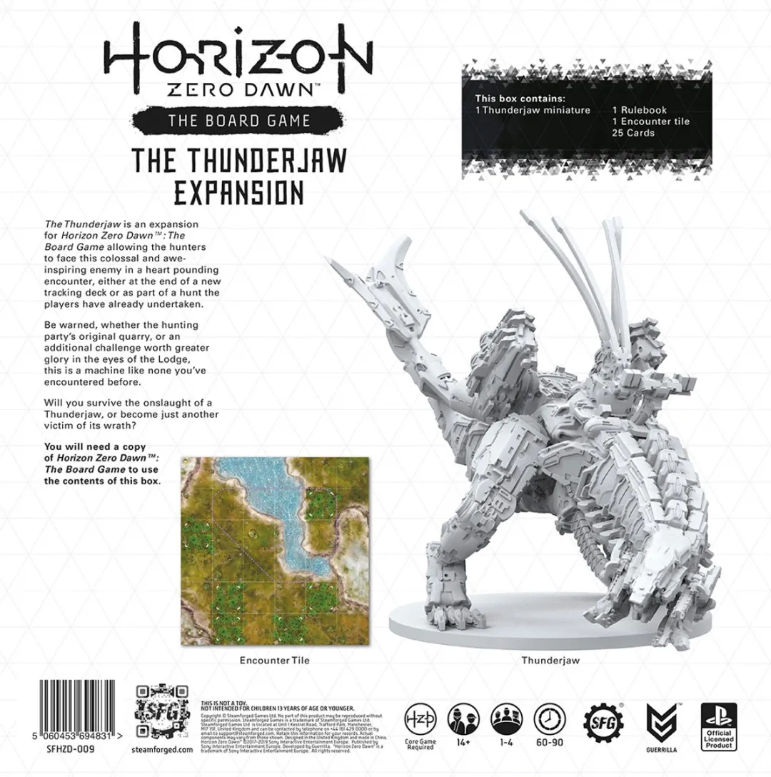 Steamforged Games - Horizon Zero Dawn Board Game - Thunderjaw Expansion - Uitbreiding - Engelstalig