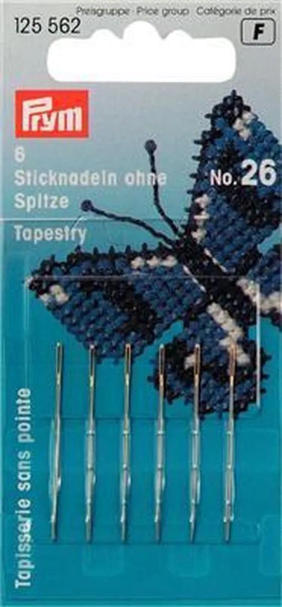 Prym Borduurnaalden Nr.26 - 6 Stuks - Gouddor