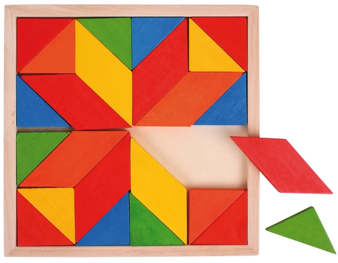BIGJIGS Houten Mozaïek Puzzel BJ246 - 1000 Stuks - Multicolor