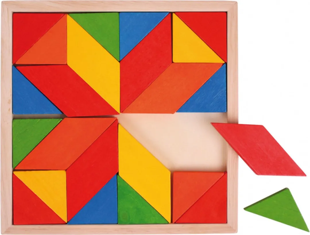 BIGJIGS Houten Mozaïek Puzzel BJ246 - 1000 Stuks - Multicolor