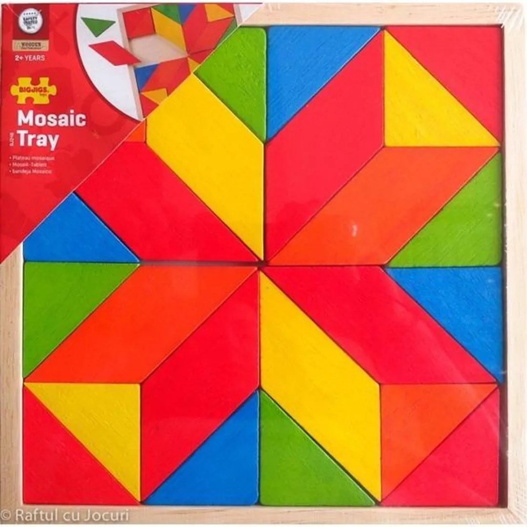 BIGJIGS Houten Mozaïek Puzzel BJ246 - 1000 Stuks - Multicolor