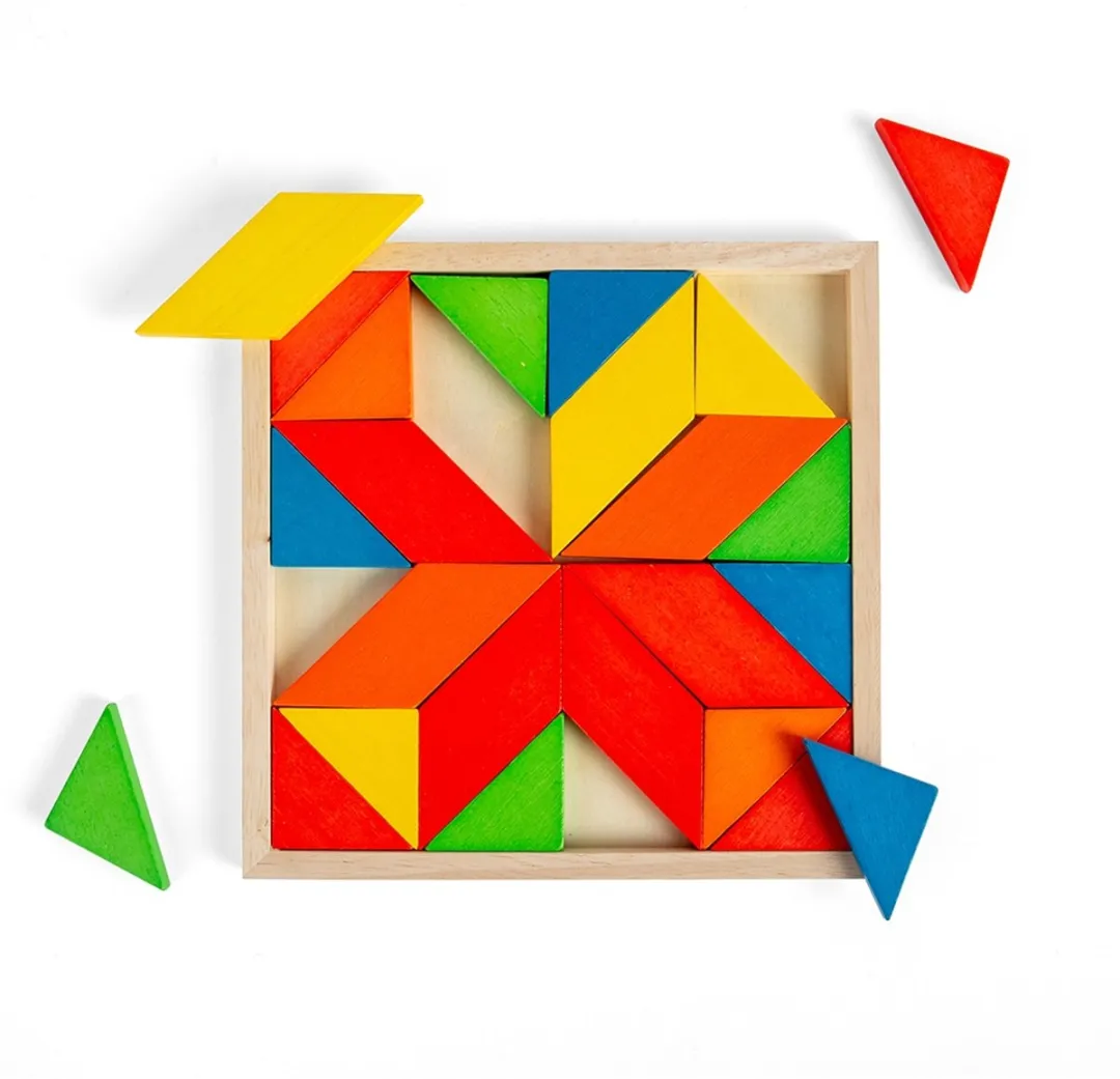 BIGJIGS Houten Mozaïek Puzzel BJ246 - 1000 Stuks - Multicolor