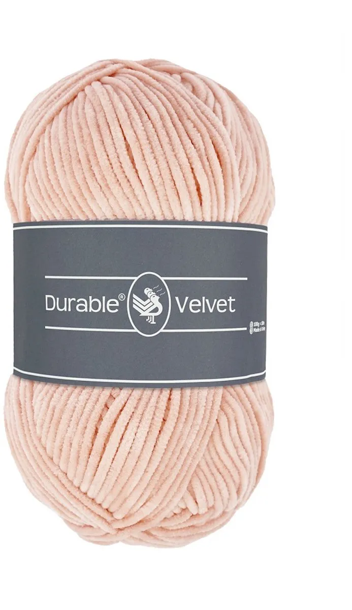 Durable Velvet 2192 Chenille Garen - Pale pink
