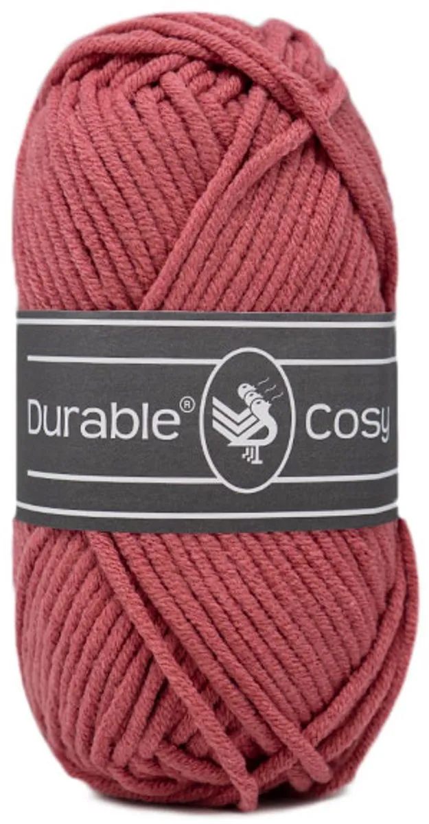Durable Cosy 228 Raspberry - Katoen/Acryl Garen - afbeelding 6 van 6