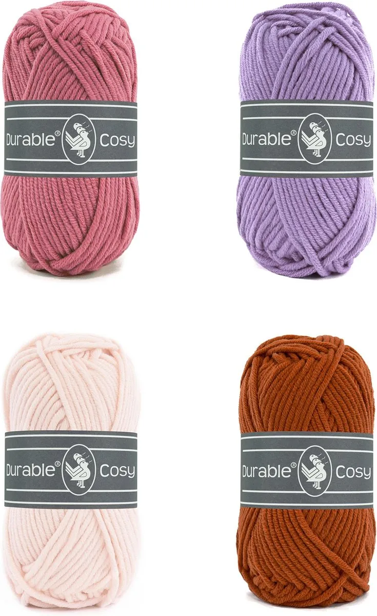 Durable Cosy 228 Raspberry - Katoen/Acryl Garen