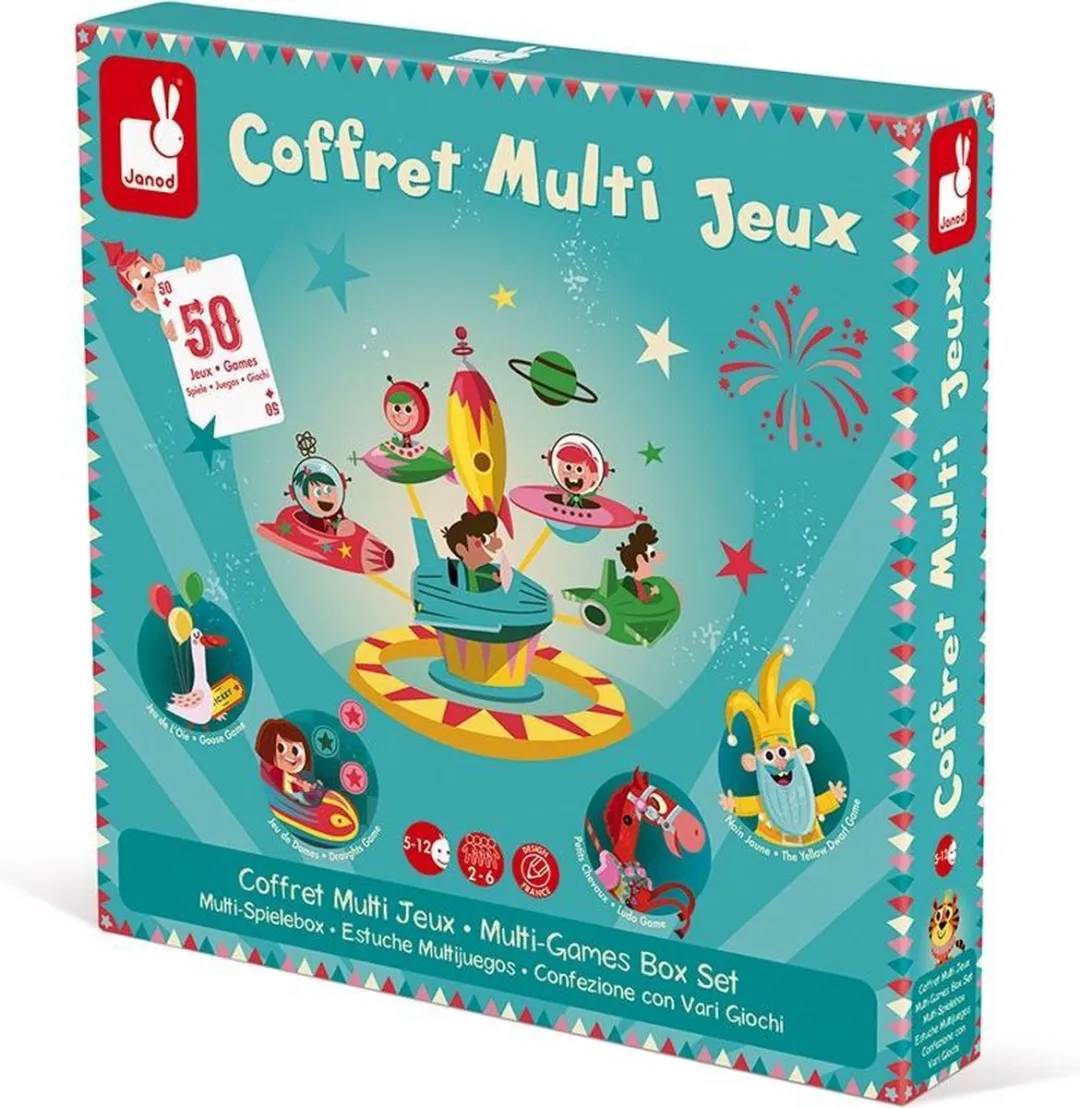 Janod Carrousel Spellendoos J02742 - 2-6 Spelers