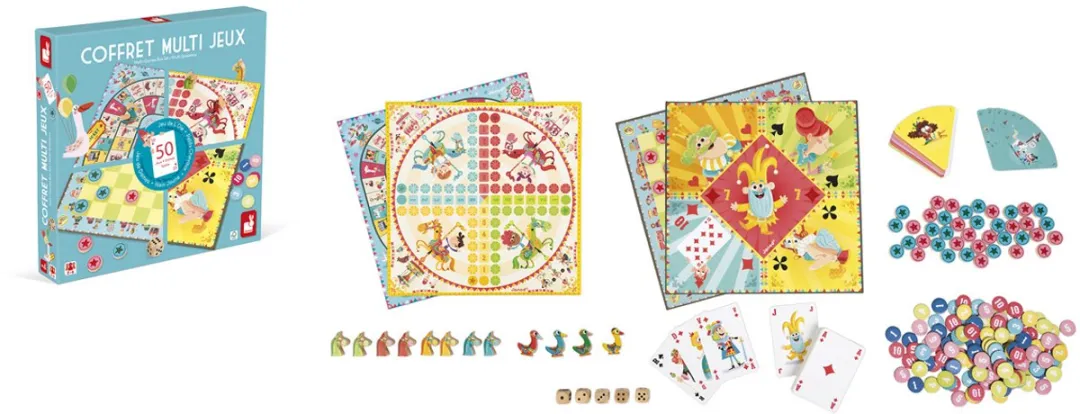 Janod Carrousel Spellendoos J02742 - 2-6 Spelers