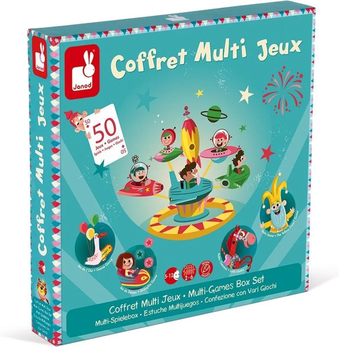 Janod Carrousel Spellendoos J02742 - 2-6 Spelers