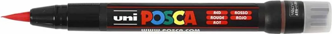 Posca Uni Penseel F350 - Rood