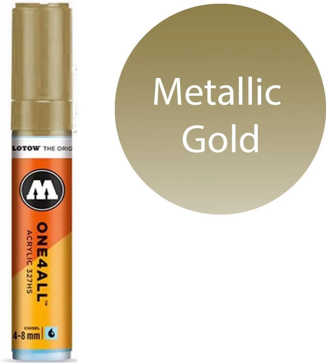 Molotow One4All 4-8mm Marker Metallic Gold