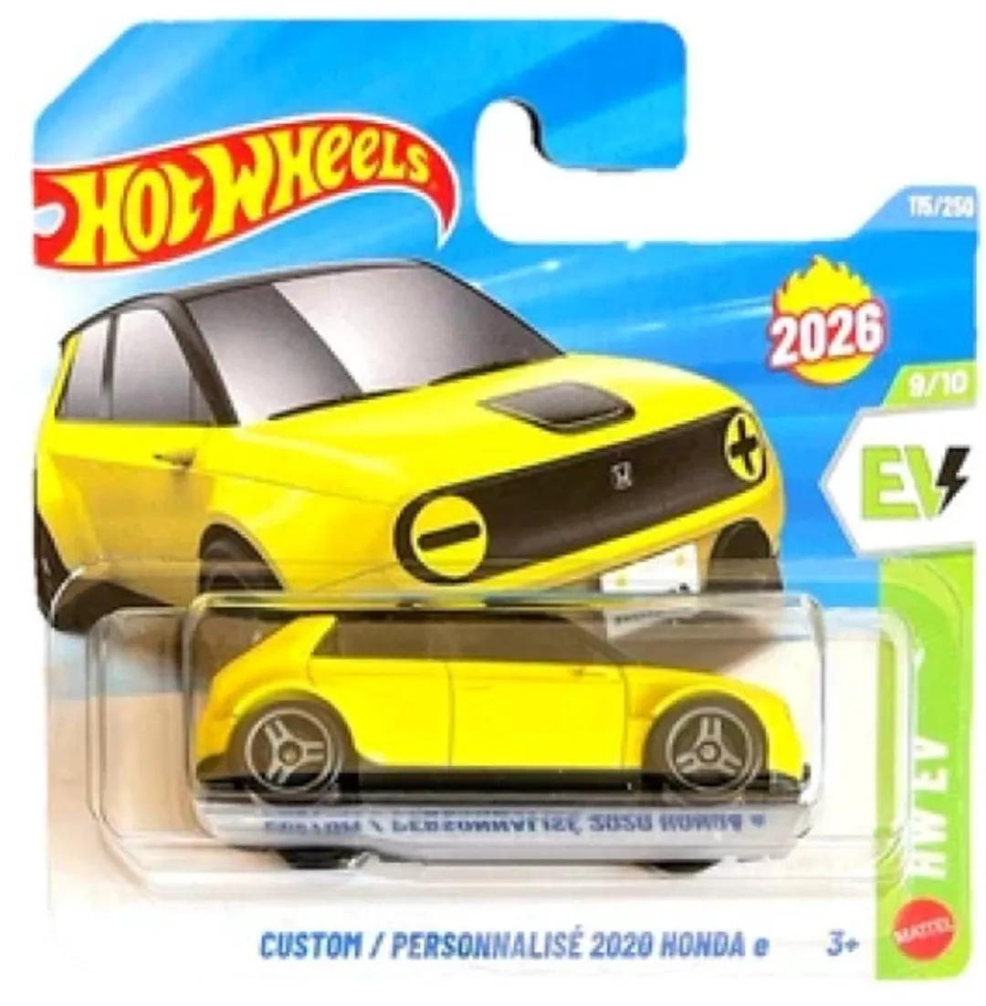 Hot Wheels Honda e Vanille Yellow 1:64