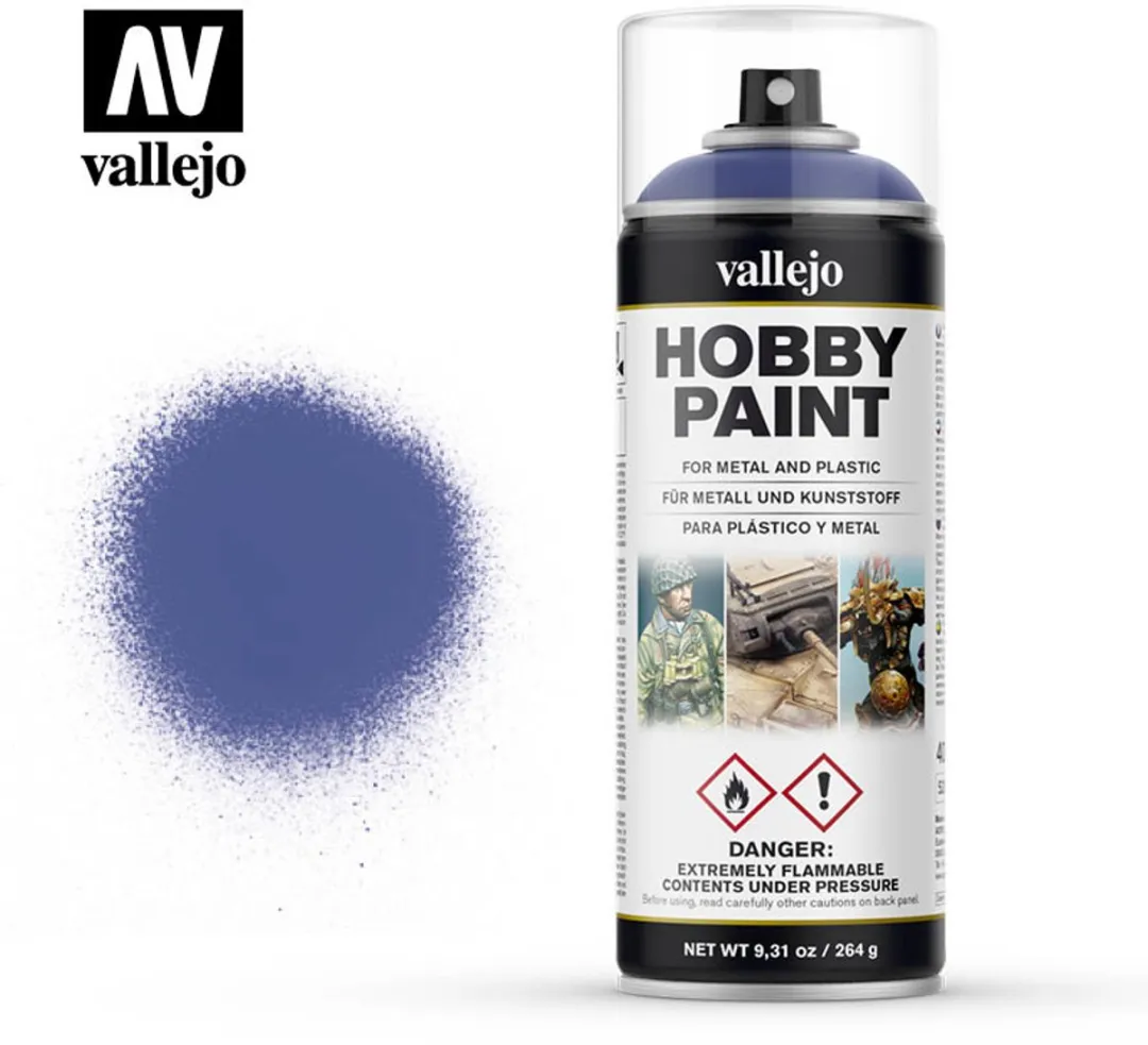 Vallejo Hobbyverf Ultramarine Blue Primer Spray 400ml