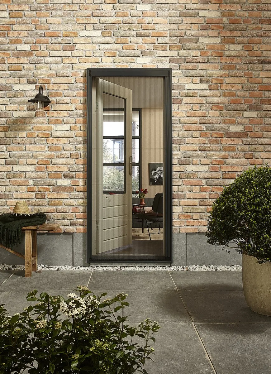Bruynzeel S900 Plissé Hordeur 96x197-200cm Antraciet