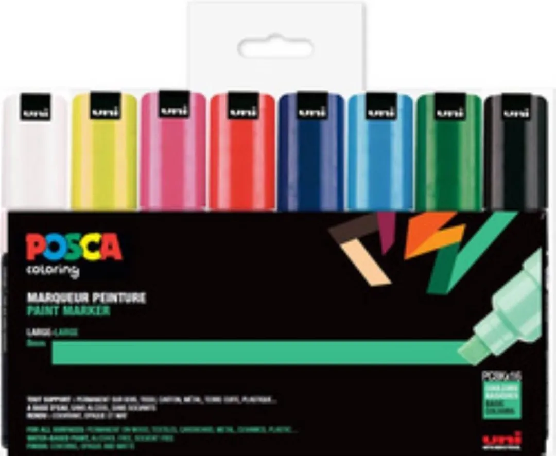 Posca PC-1MR 1433900 Stiften Set - 4 Stuks - Multi - afbeelding 6 van 6