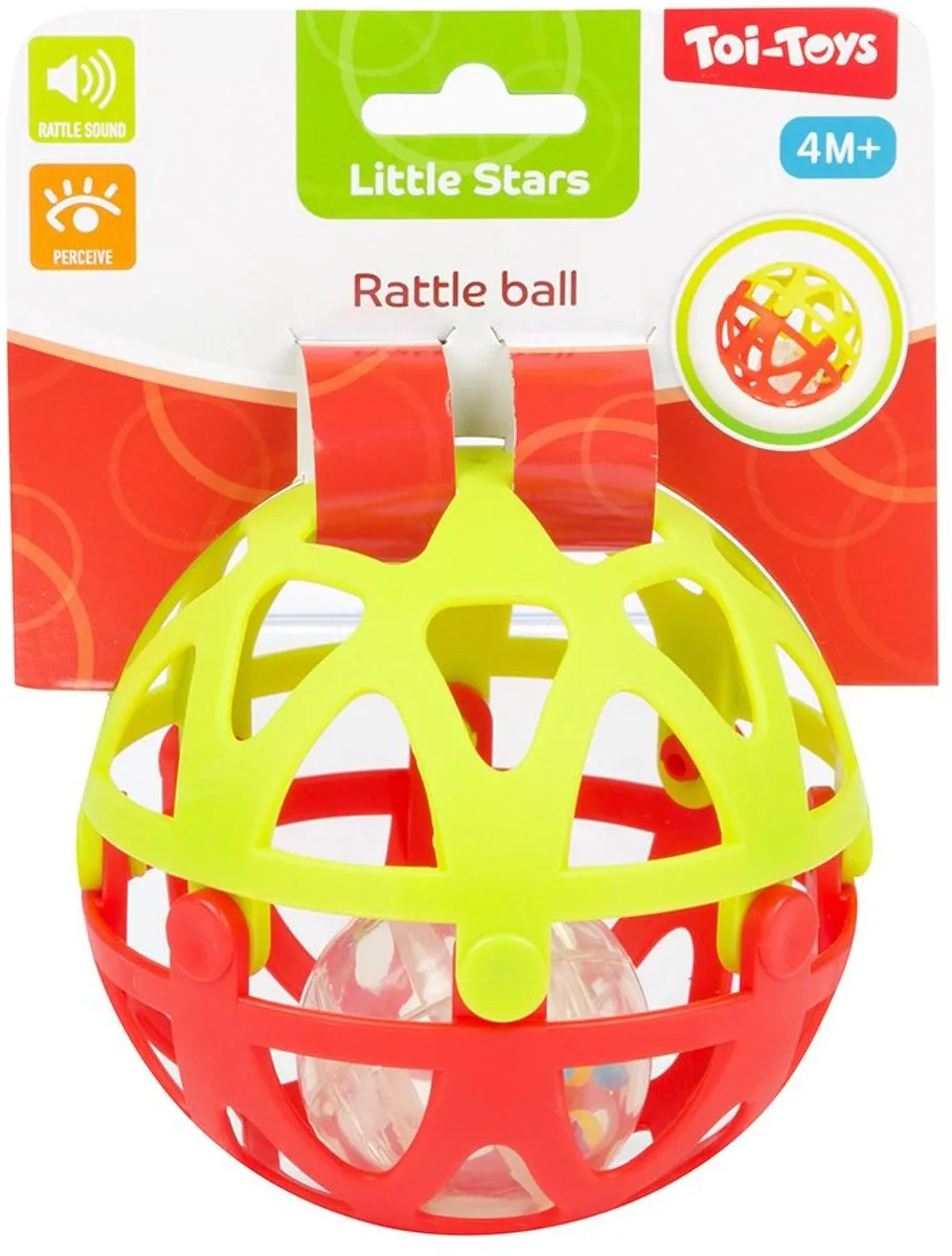Toi-Toys Little Stars Rammelbal 10cm - Multi