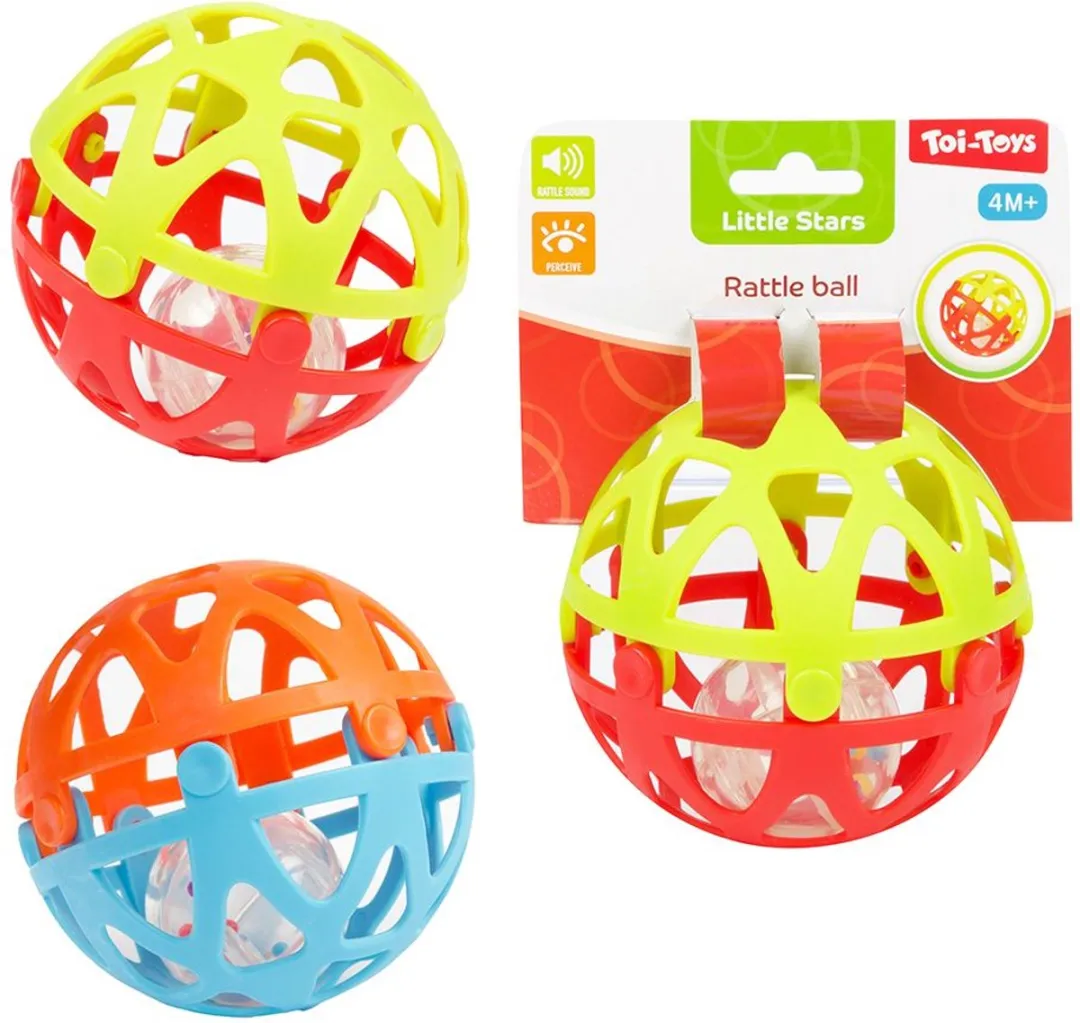 Toi-Toys Little Stars Rammelbal 10cm - Multi