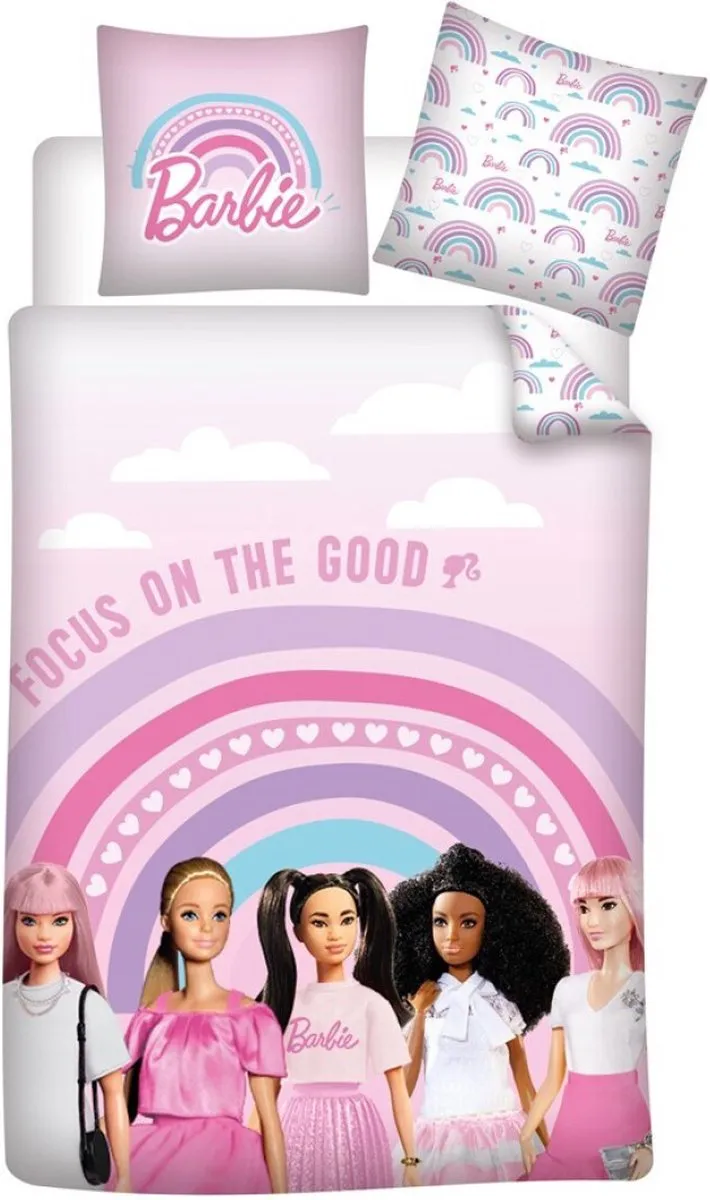 Barbie Focus Dekbedovertrek Eenpersoons 140x200cm