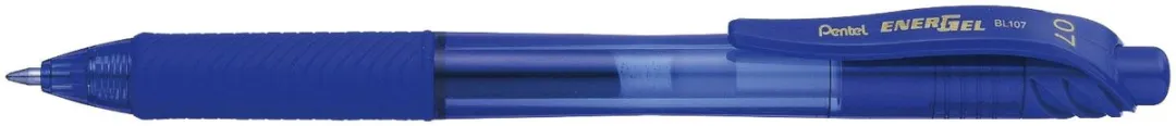 Pentel EnerGel BL107 Gelpen 0.7mm - Blauw - 12 Stuks