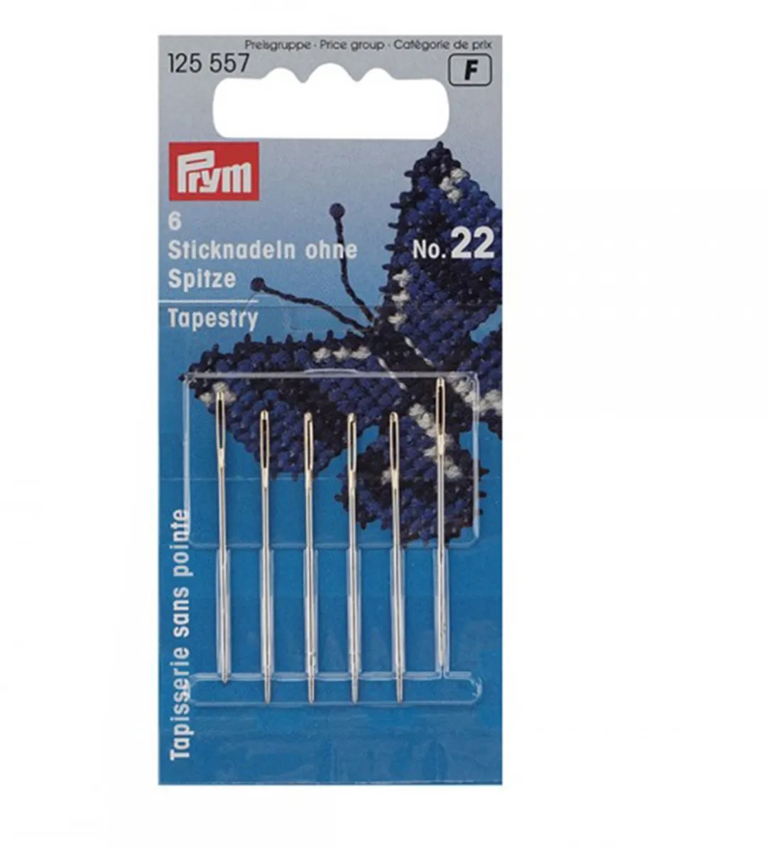 Prym Borduurnaalden No. 22 - 6 Stuks - Goud/Zilver