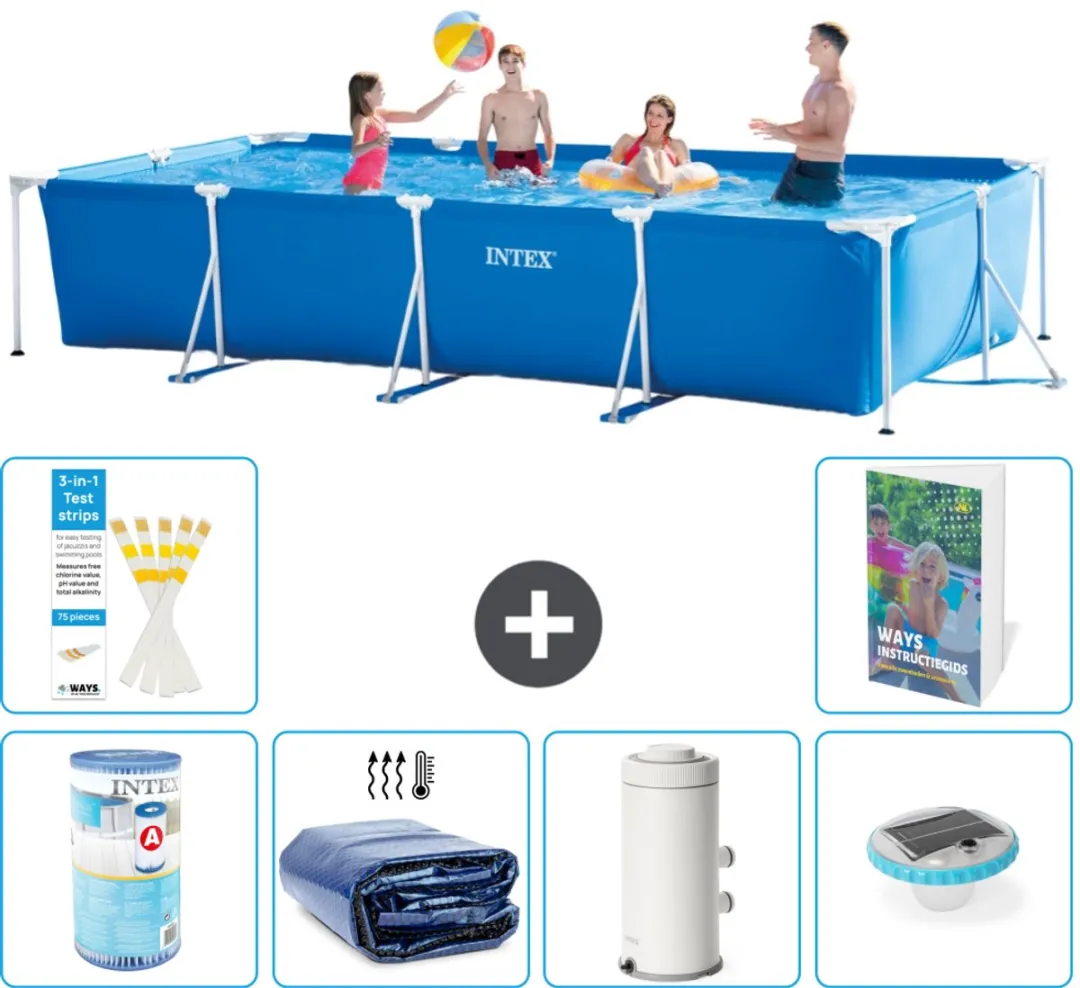 Intex Rechthoekig Frame Zwembad 450x220x84cm