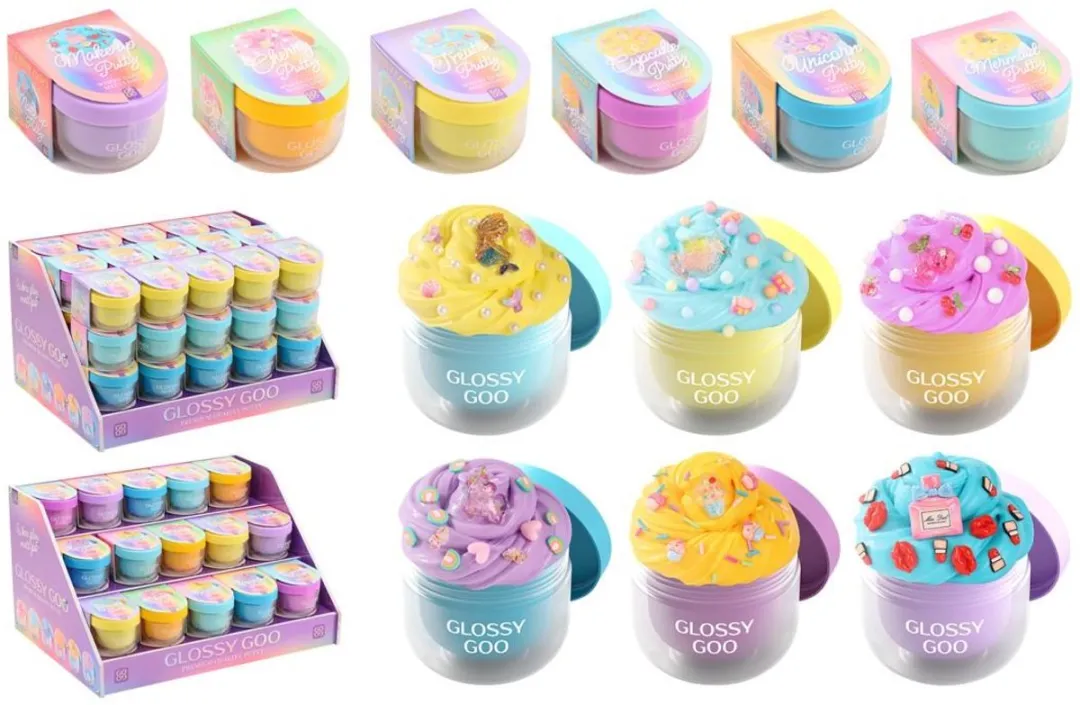Johntoy GlossyGoo Beauty Putty Slijm - Multicolor