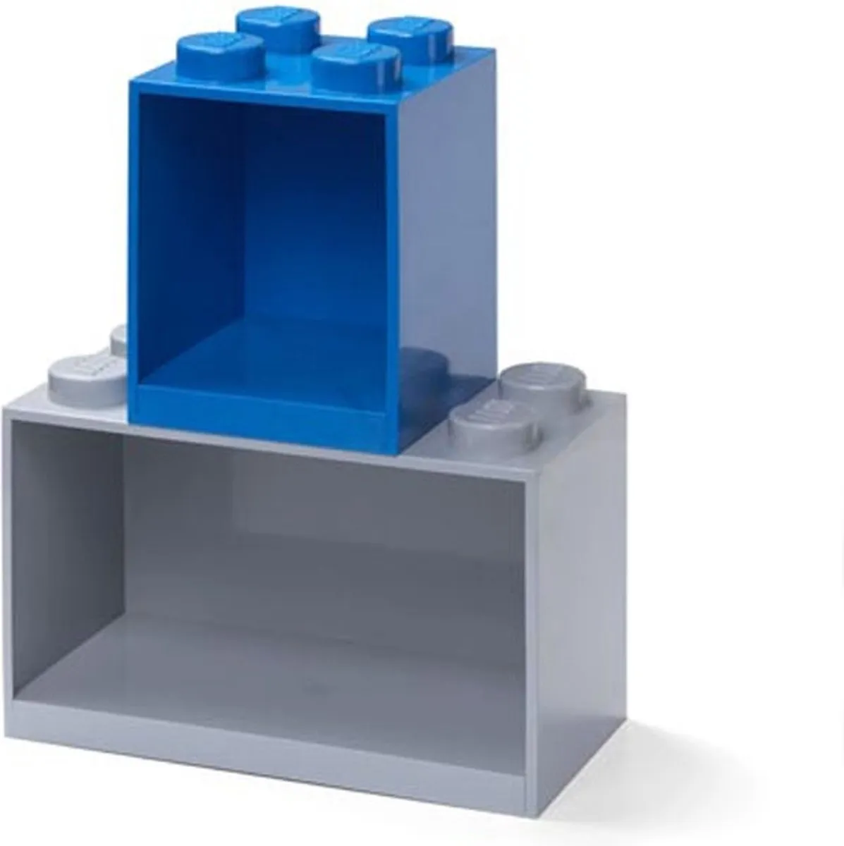 LEGO Wandschap Brick 8 - Grijs
