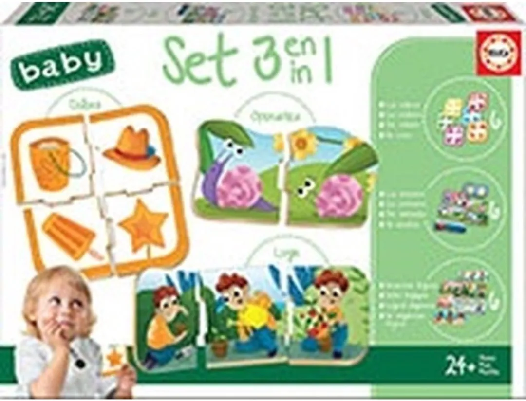 Educa 3-in-1 Multicolor Puzzel