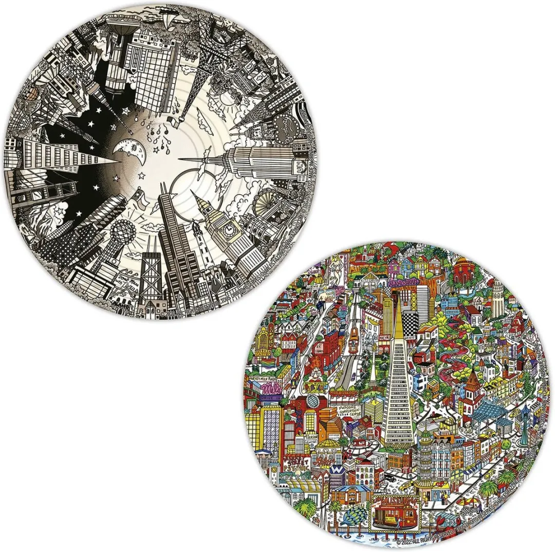 Educa Round 3D Puzzle 14 Stuks - Multicolor