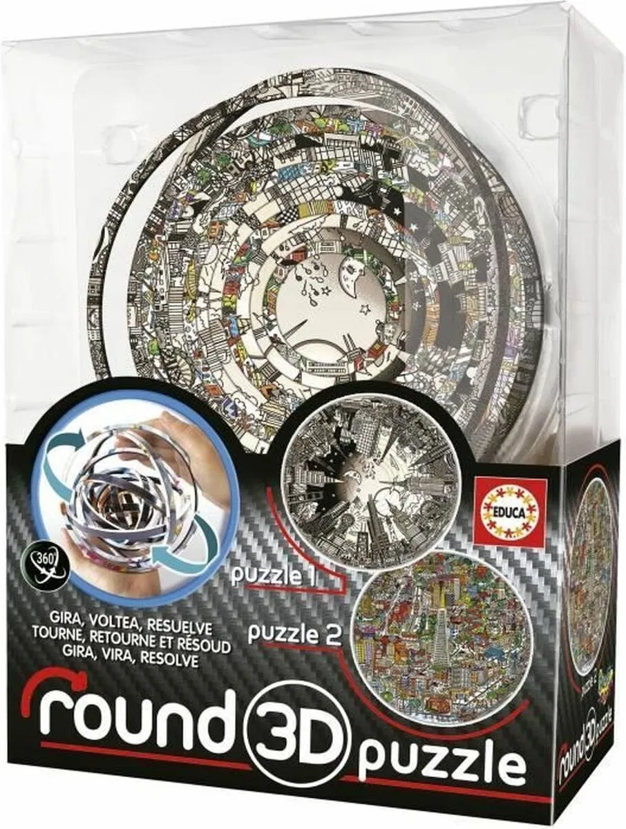 Educa Round 3D Puzzle 14 Stuks