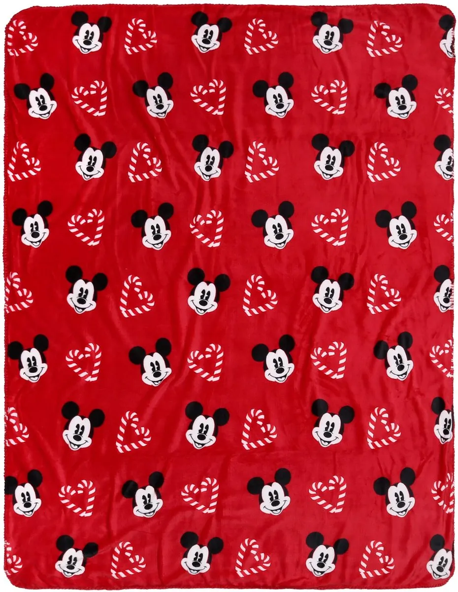 Disney Mickey Mouse Kerstdeken 120x150cm