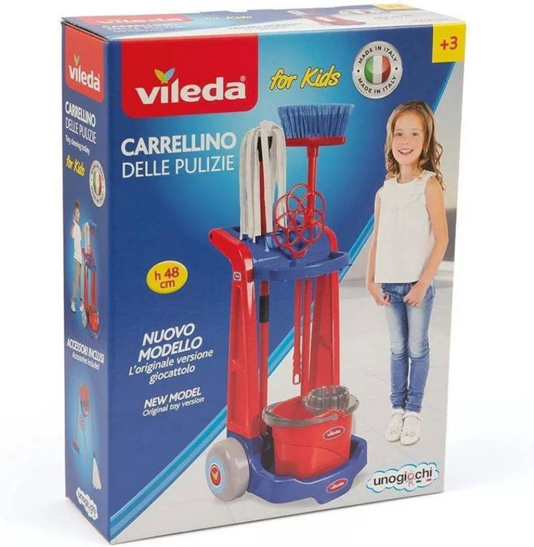 Vileda Kinder Schoonmaak Trolley - Multicolor - afbeelding 5 van 6