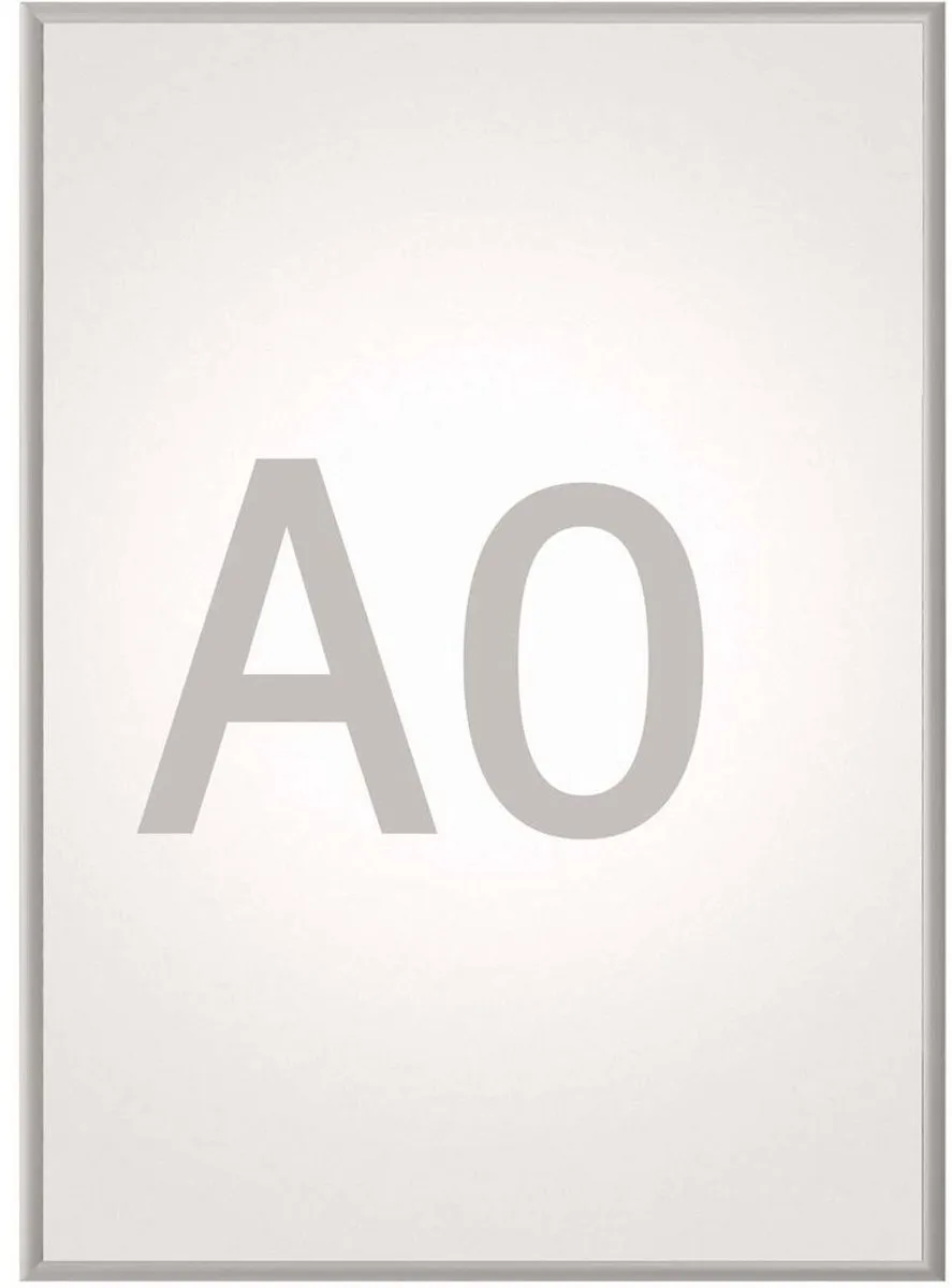 MAUL Klapbare Wissellijst A0 Aluminium