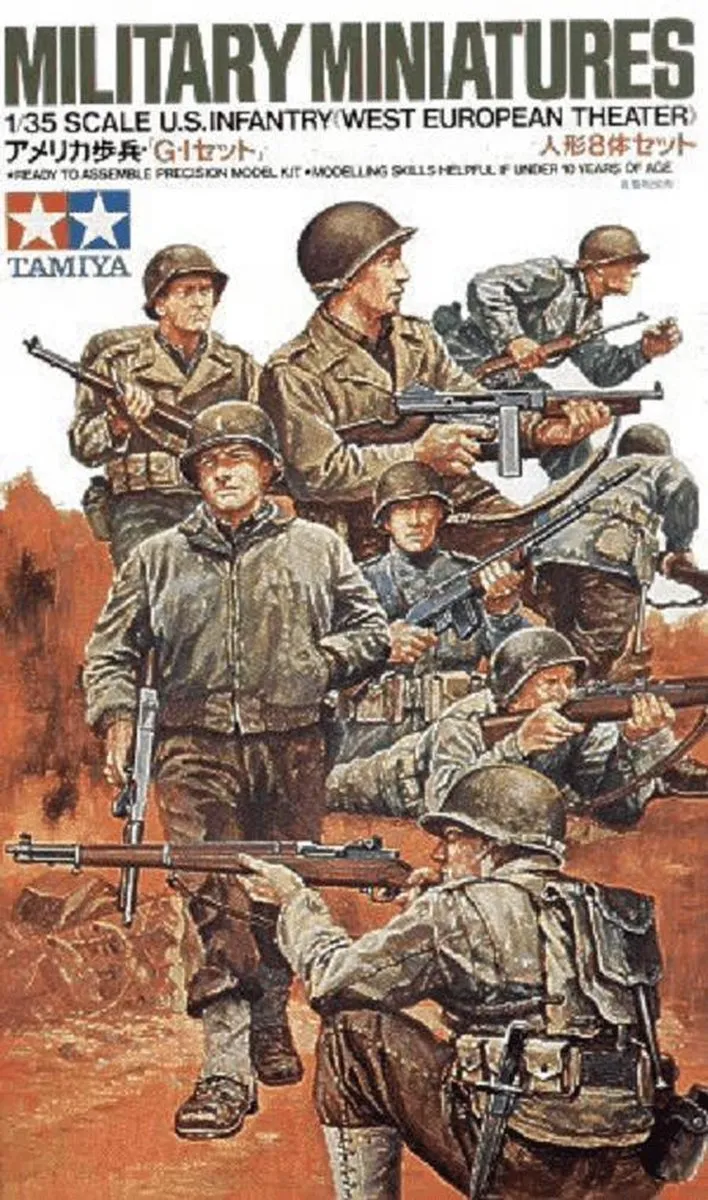 Tamiya 35048 US Infantry W-Europe Modelbouwpakket