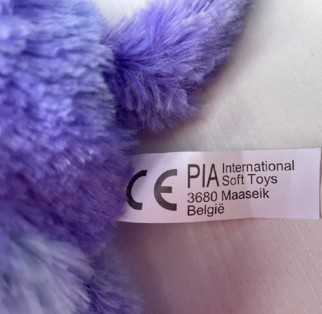 PIA Soft Toys Hang Aap - Paars 30cm