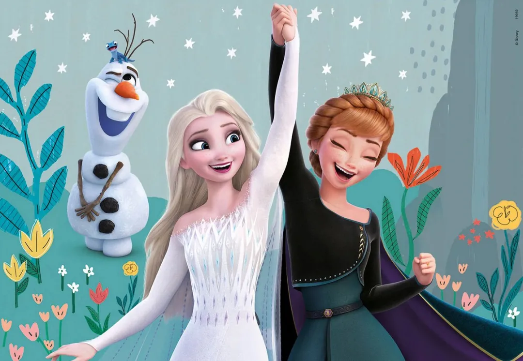 Educa Frozen Houten Puzzels 50 Stuks