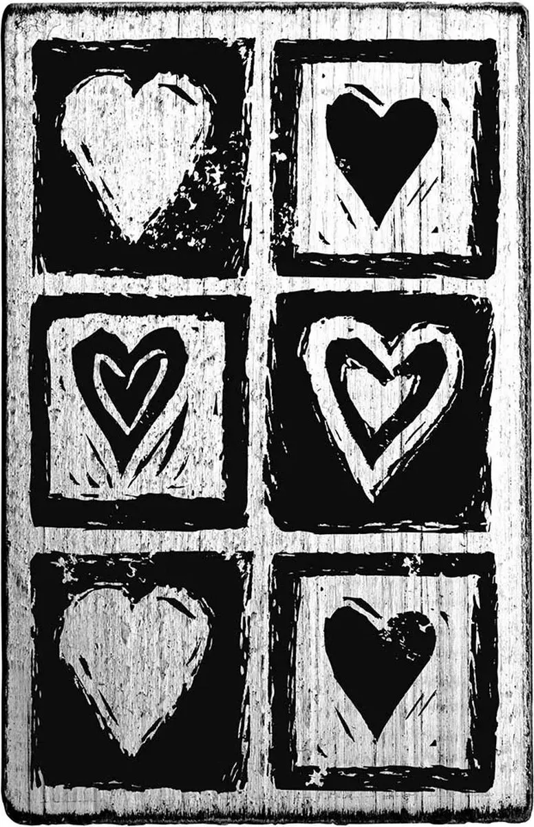 Colop Vintage Stempel Hartjes