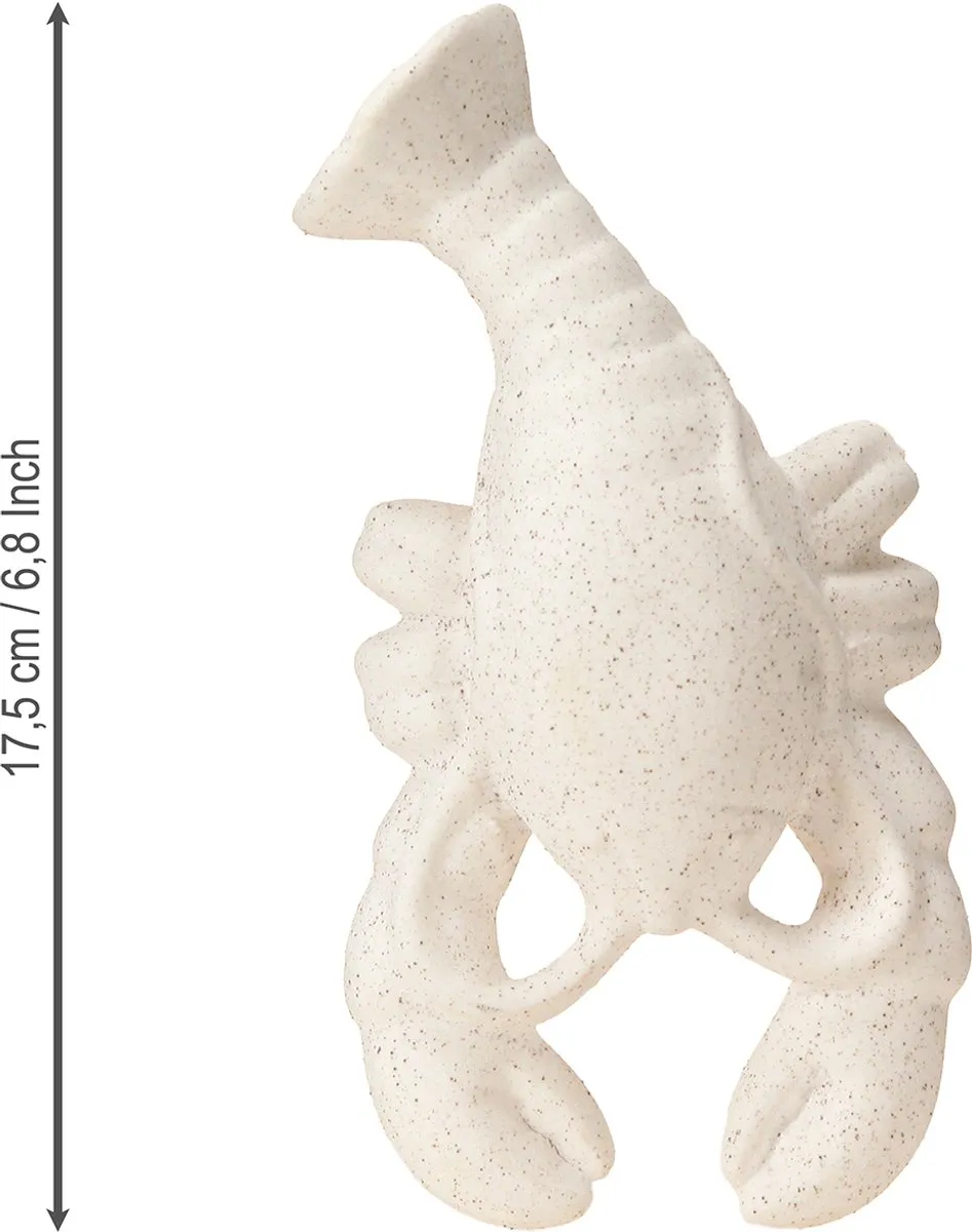 Kaemingk Keramische Kreeft - Wit 17,5x9x3cm