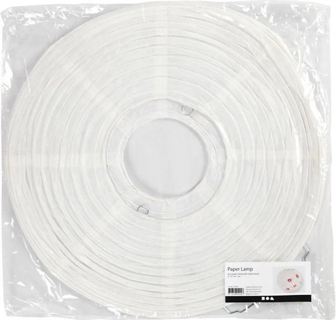 Creativ Company Papieren Lamp 35cm - Wit