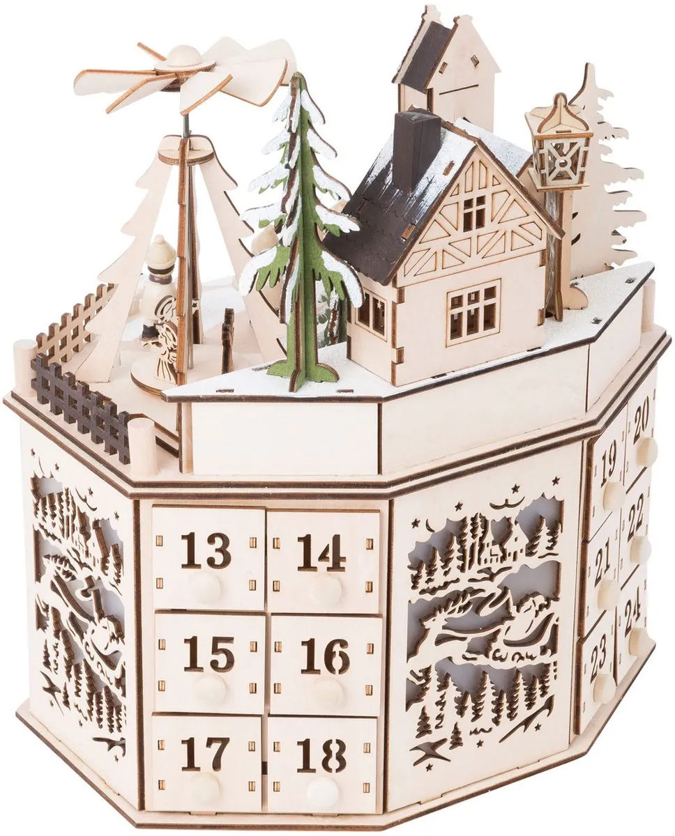 Small Foot Houten Adventskalender Kerst Landschap