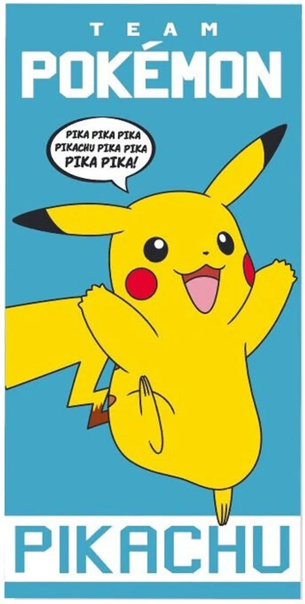 Nintendo Pokémon Pikachu Strandlaken 140x70cm