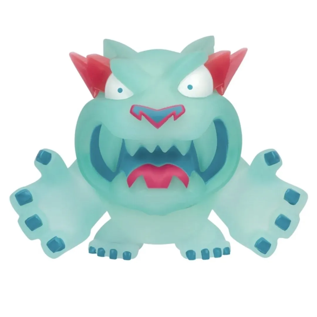 Moose Toys Glow Panther Mr. Beast Lab Vinylfiguur 8,8cm - Blauw
